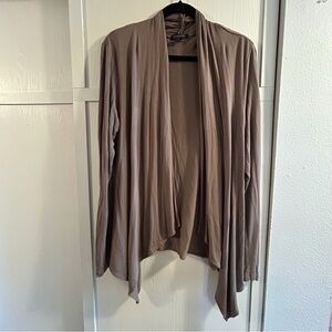 Banana Republic brown lightweight open-front cardigan Size L
